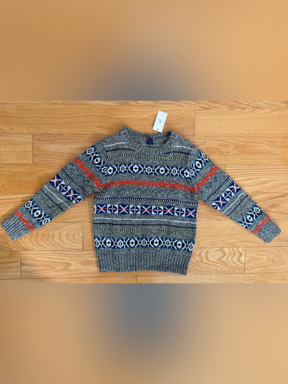 Brand new Gap Fair Isle Knit Sweater kids size 5